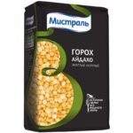 Горох Мистраль Желтый колотый Айдахо 500г
