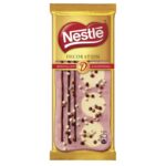 Шоколад Nestle плиточный белый со вкусом клубники декорированный, 85 г