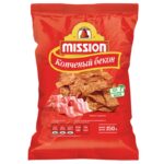 Чипсы Mission кукурузные с копченым беконом 150 г