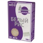 Рис Гарнец Белый шлифованный без глютена 500 г