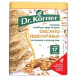 Хлебцы Dr.Korner тонкие хрустящие овсяно-пшенинчные со смесью 100 г