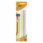 Карандаш Bic Evolution чернографитный с полосками 4 шт