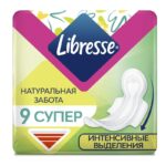 Прокладки гигиенические Essity Libresse Natural Care Ultra Super 9 шт