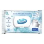 Бумага влажная Smile Fresh туалетная с клапаном 44 шт