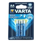 Батарейки Varta High Energy 1,5V, АА 2 шт