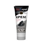 Крем ShoExpert для гладкой кожи, черный цвет, туба 75 мл