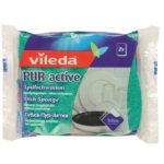 Губки Vileda Pur Active colors для мытья посуды c тефлоновым покрытием 2 шт