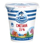 Сметана Простоквашино 25% 315 гр