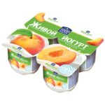 Йогурт Foodmaster Живой Персик 110 г