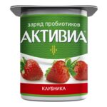 Йогурт Активиа клубника 120 г