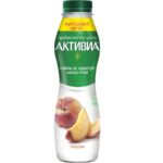 Йогурт Активиа питьевой с персиком 670 г