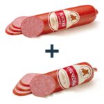 Колбаса СПК Сервелат Венский + Купеческая (со свининой) 760 г