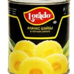 Ананас Lorado консервированный шайбы в легком сиропе 580 мл