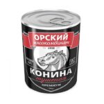 Конина Орский Мясокомбинат Премиум тушеная высший сорт 338 г