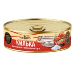 Килька БалтФлотъ балтийская нераделенная в томатном соусе 230 г