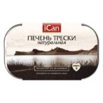 Печень Ican трески натуральная 115 г