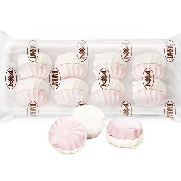 Зефир бело-розовый 330 г