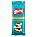Шоколад Nestle молочный и белый пористый 75 г