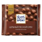 Шоколад Ritter Sport Extra Nut молочный с цельным лесным орехом 100 г
