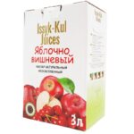Сок Соки Иссык-Куля яблочно-вишневый неосветленный 3 л