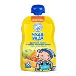 Пюре Чудо Чадо Фруктовый салатик со злаками и вкусом печенья (6 + мес) 90 г