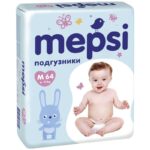 Подгузники Mepsi M (6 - 11 кг) 64 шт