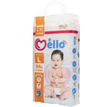 Подгузники Mello L (9-14 кг) 54 шт