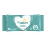Салфетки Pampers Sensitive влажные детские 52 шт