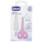 Ножнички Chicco детские с закругленными концами розовые 1 шт