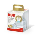 Соска Nuk Nature Sense 6-18 мес силикон отверстие M 2 шт