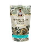 Мыло жидкое Рецепты Бабушки Агафьи черное для рук травы и сборы дой-пак 500 мл