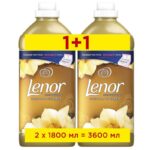 Промо Кондиционер Lenor Золотая Орхидея концентрат для белья 1.8 л + 1 бутылка в подарок