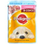 Корм влажный Pedigree ягненок в соусе для щенков пауч 85 г