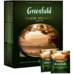 Чай Greenfield Classic Breakfast черный, 100 пакетиков