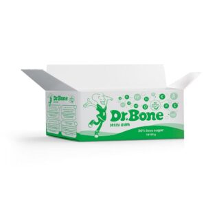 Dr.Bone ZInc+ Жевательный мармелад с низким содержанием сахара и натуральным красителем, обогащенный цинком